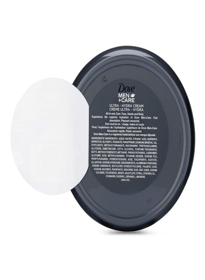 Dove Men+Care Ultra Hydra Cream, Face, Hands and Body care, All Skin Types, 5.07 Oz - Image 2