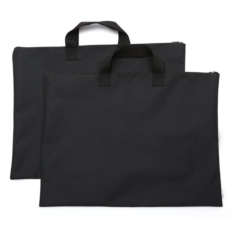 Augbunny 600D Portfolio Waterproof With Handle And Zipper For Student and Artist 2pack