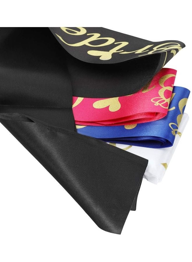 Wish Bride Tribe Bridesmaids Bachelorette Party Decorations Sashes Set - Image 4