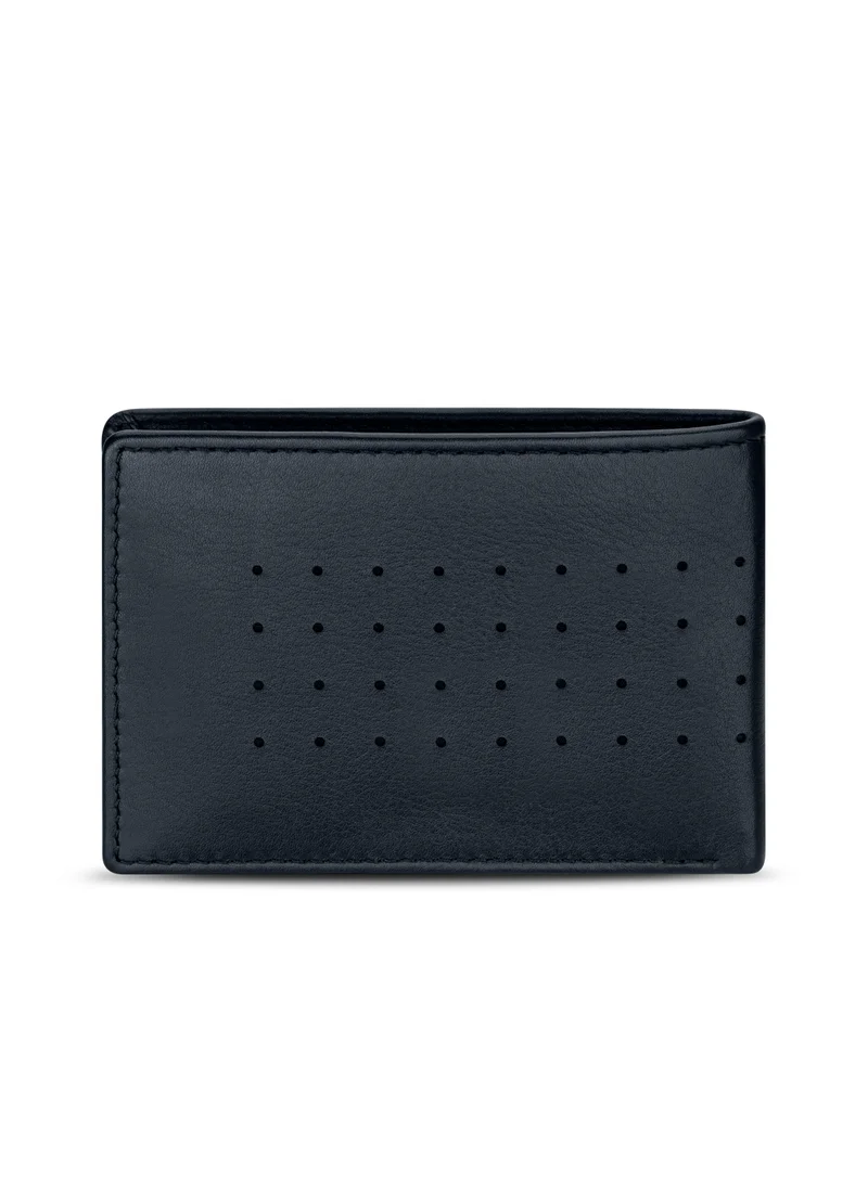 شيروتي 1881 CERRUTI MENS LEATHER WALLET W/PERFORTAION 105X77M, BLUE