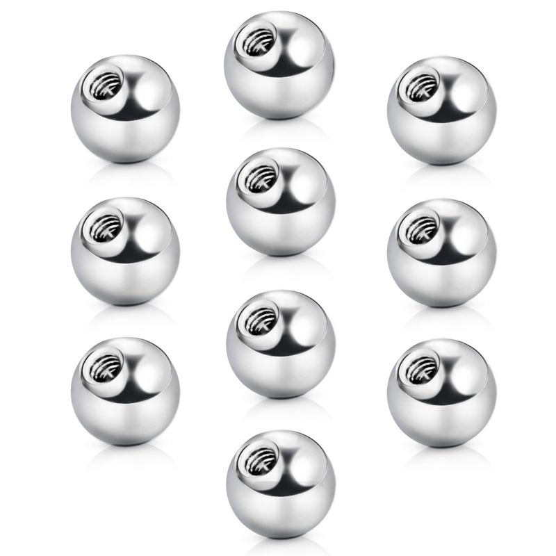 VCMART 10 Pcs Universal Piercing Jewelry Replacement Balls 14G - Image 2