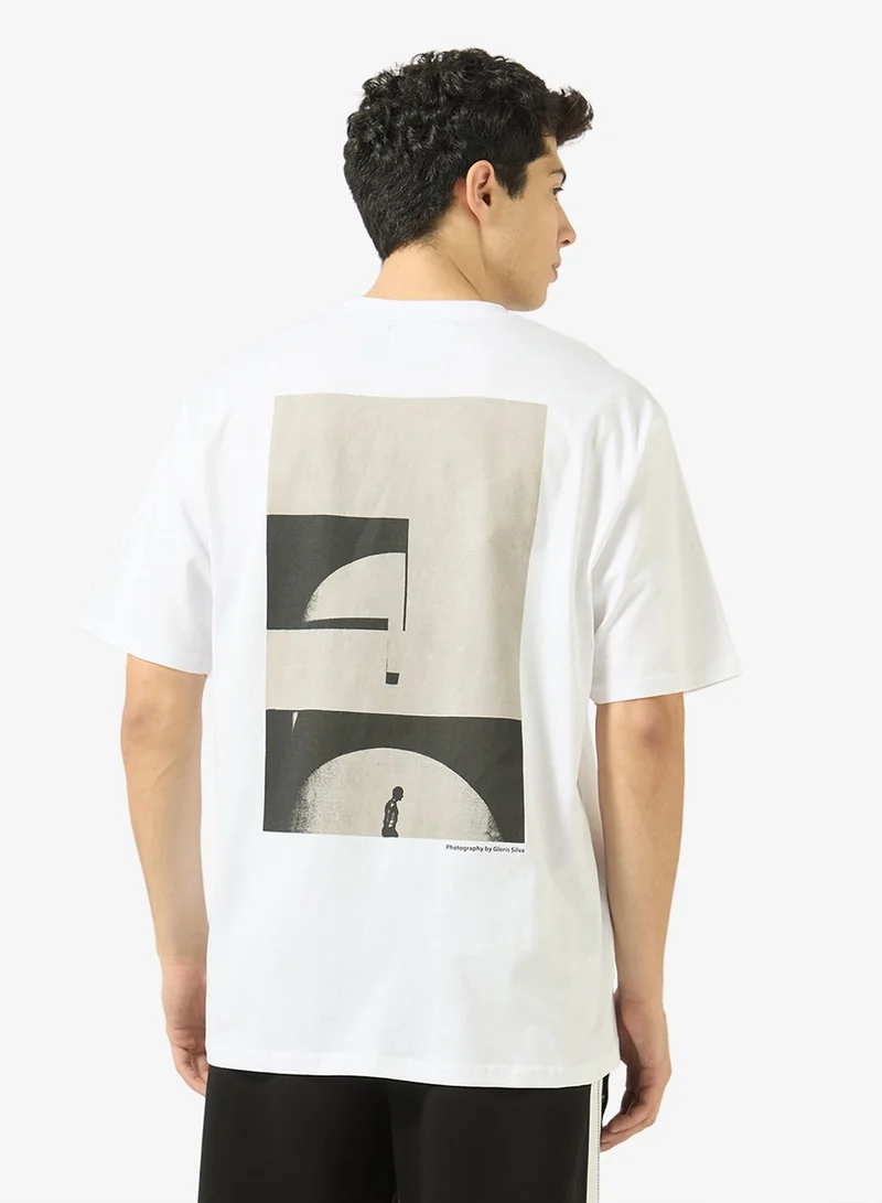 ريبلز مع نمشي Mens Drop Shoulder T-shirt