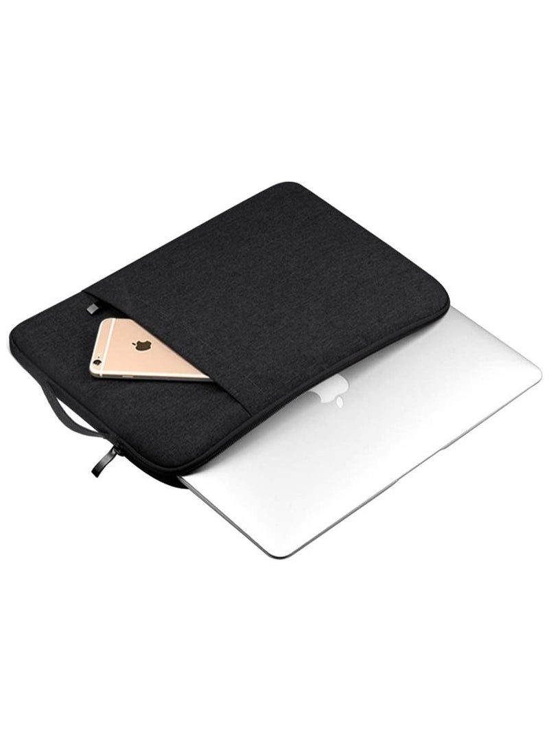 Generic - Shockproof Laptop Sleeve Case 15.6 Inch Waterproof Laptop Bag for Macbook Black - Image 1