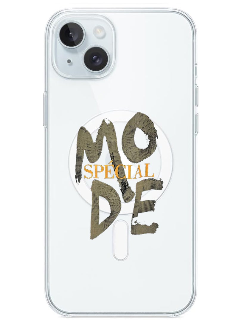 Theodor Magnetic Case for iPhone 15 6.1-inch Compatible with MagSafe Wireless Charging, Shockproof Phone Bumper Cover Mode special copy  - Image 1