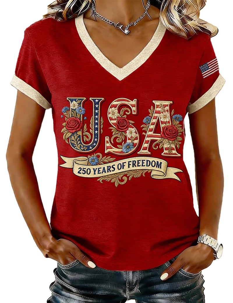 Shirt CIVIZILUX 250 Years of Freedom 250th Anniversary - Image 1