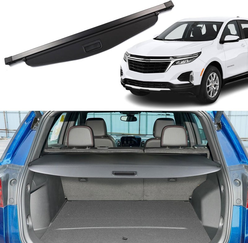 Liizoo Retractable Black Cargo Cover for Chevy Equinox & GMC Terrain (2018-2022) - Image 1