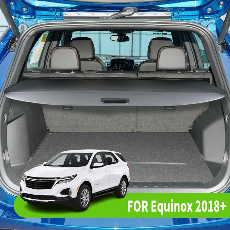 Liizoo Retractable Black Cargo Cover for Chevy Equinox & GMC Terrain (2018-2022) - Image 2
