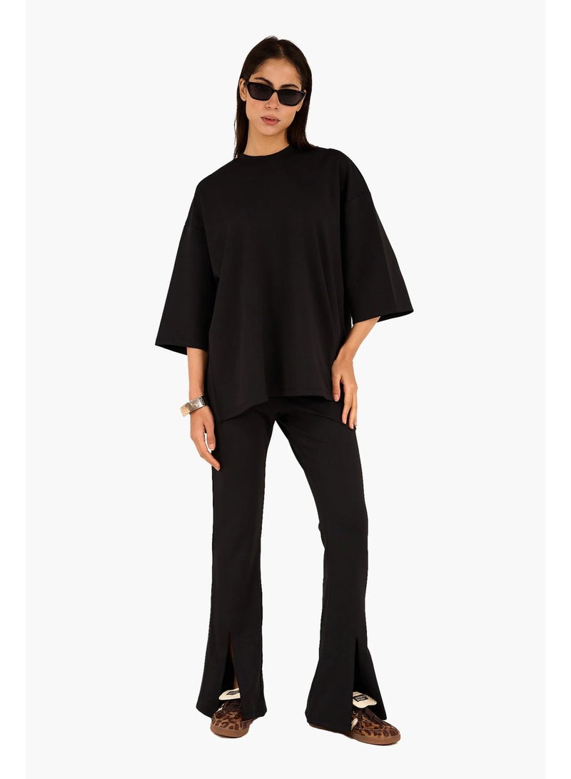 بنطلون رياضي واسع مضلع - Image 5