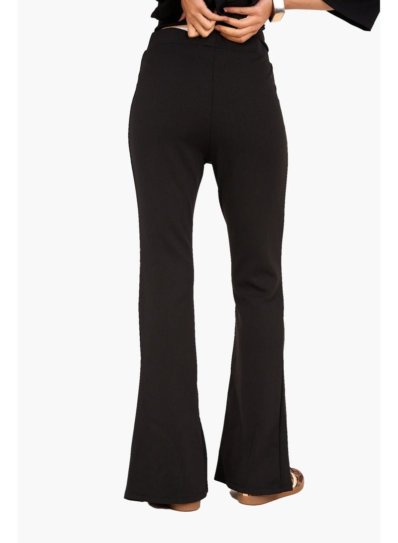 بنطلون رياضي واسع مضلع - Image 4