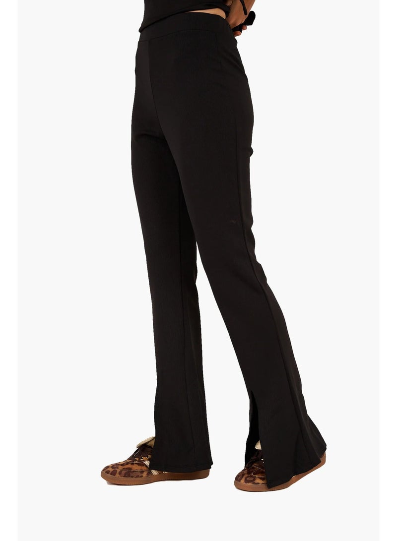 بنطلون رياضي واسع مضلع - Image 1