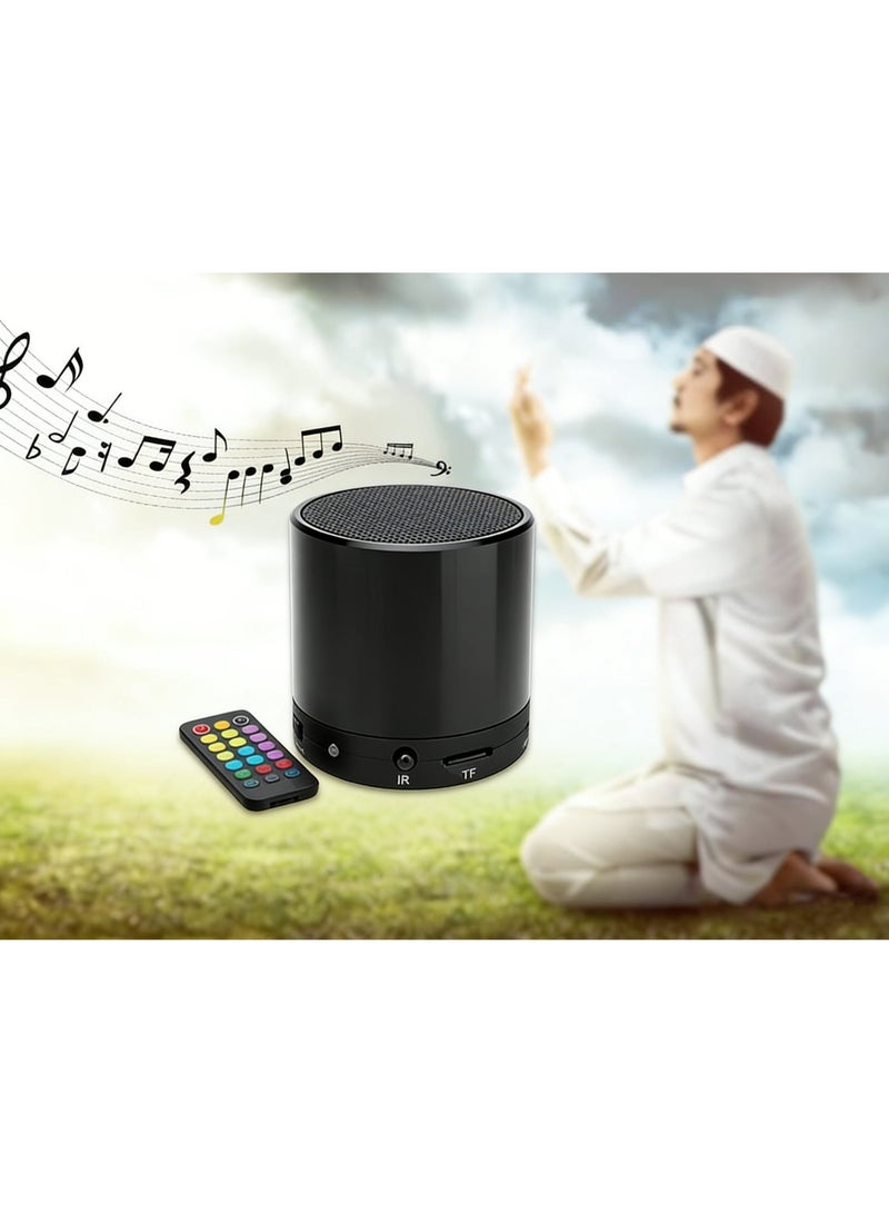 كروني مكبر صوت كروني SQ101 المحمول للقرآن الكريم بسعة 8 جيجابايت، مزود بتقنية البلوتوث وجهاز تحكم عن بُعد، وصوت عالي الجودة للاستماع الديني - Image 3