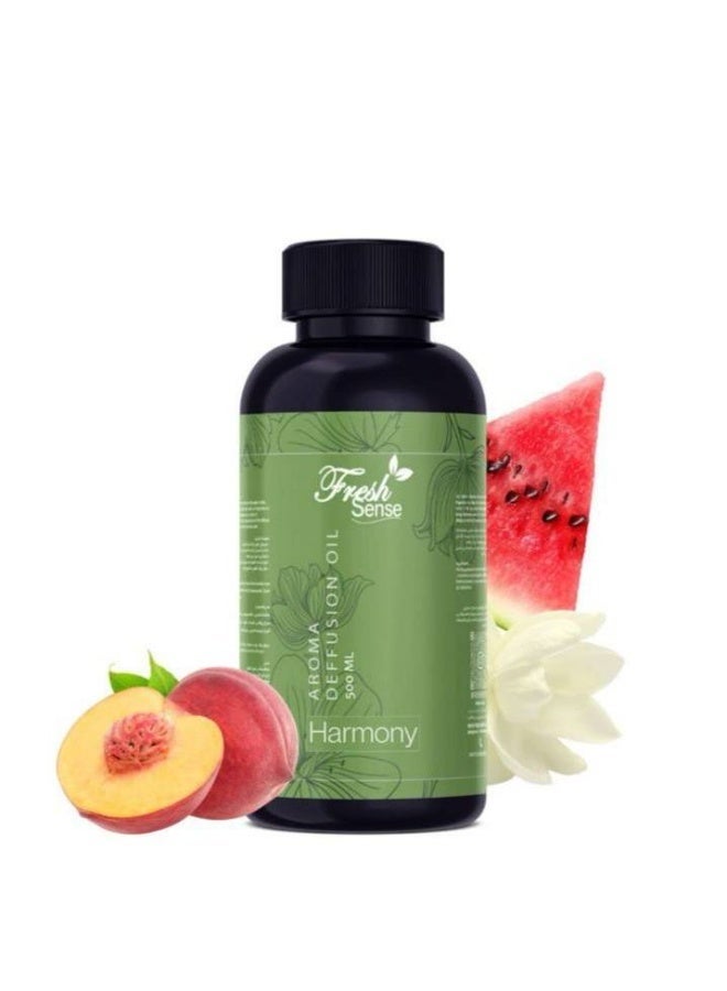 فريش سينس Harmony زيت عطر الديفيوزر – مزيج أروماثيرابي بالبطيخ، الخوخ، والياسمين – Made in UK - Image 1