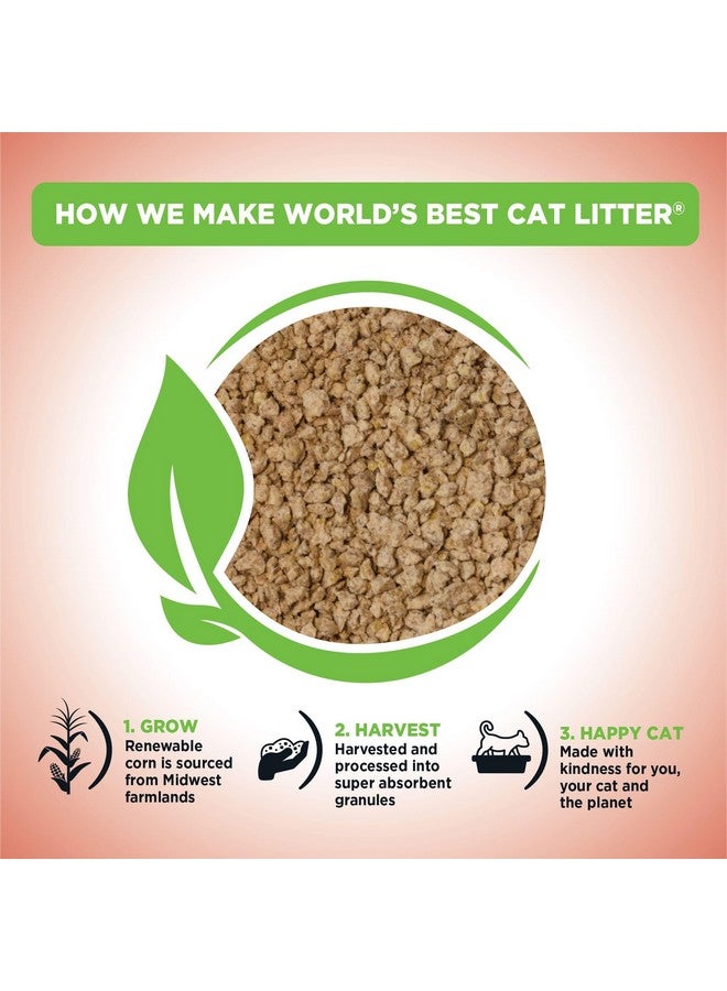 WORLD'S BEST CAT LITTER Poop Fighter Maximum Odor Defense, 8-Pounds - Natural Ingredients, Quick Clumping, Flushable, 99% Dust Free & Made in USA - Long-Lasting Odor Control & Easy Scooping - Image 2
