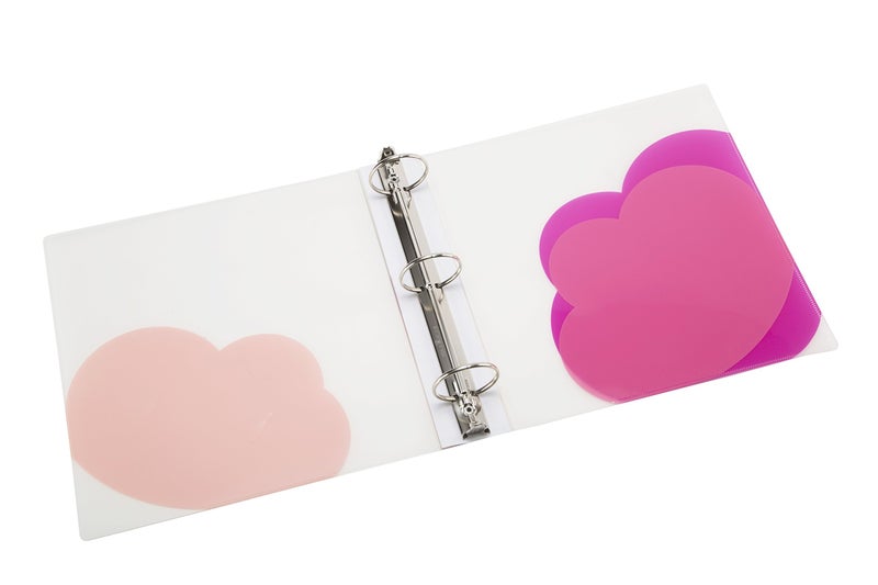 Filexec Products Cloud, Ring Binder, 1.5", Pack of 4 (50494-6458),Blue - Image 3