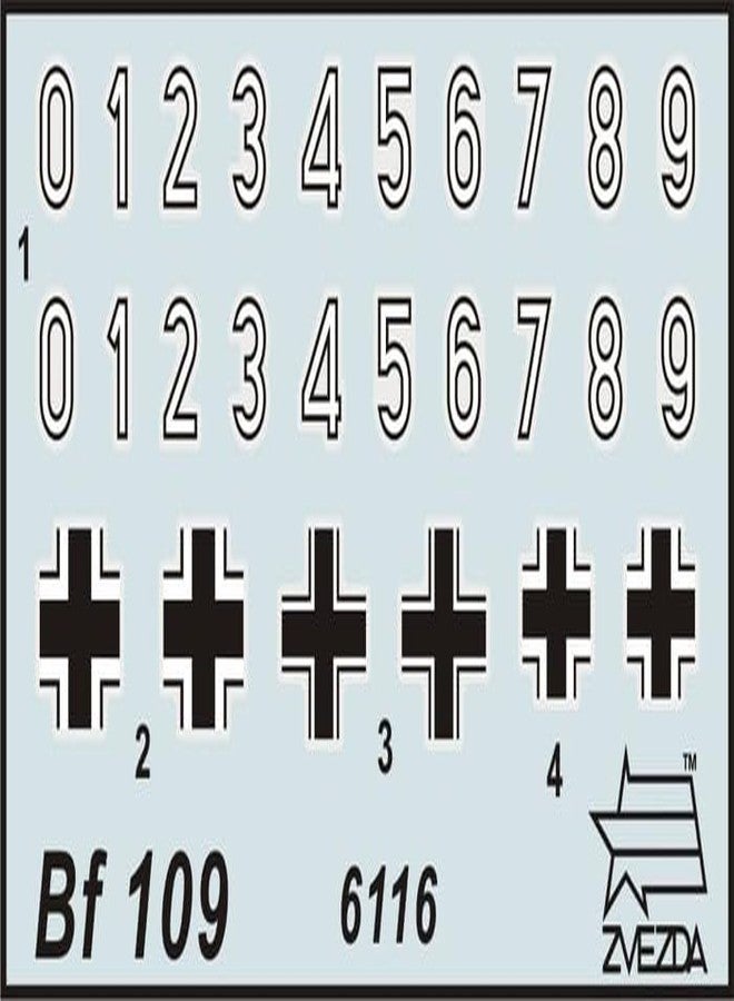Zvezda Models 1/144 Messerschmitt Bf-109 F-2 New Tooling Snap Kit - Image 5