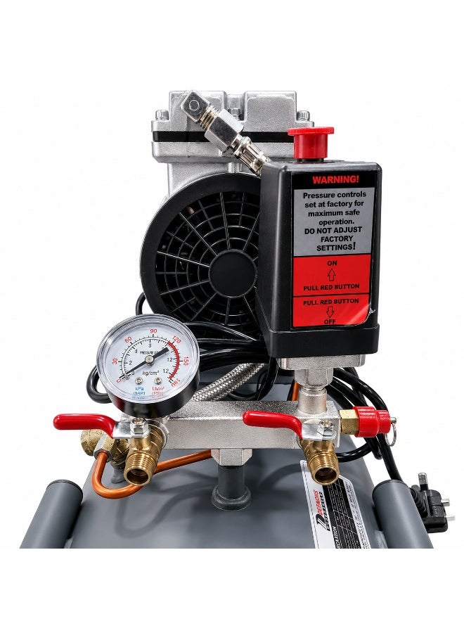 DEFAONS 24L Oil-Free Silent Air Compressor for Home & Workshop Use - Image 4