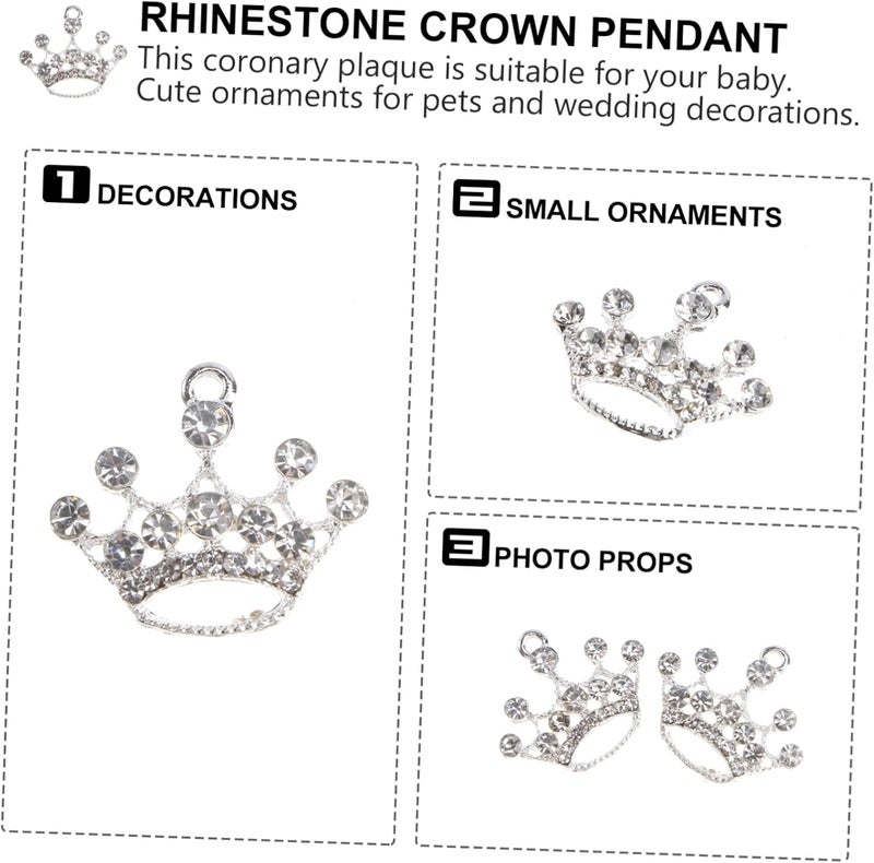 10Pcs Alloy Crown Pet Ornament Dog Photo Prop Party Decoration for Weddings and Special Occasions Holiday Keepsake for Pets and Owners - Image 2