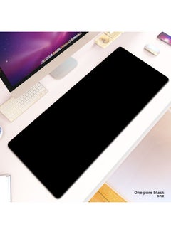 Large Mouse Pad Cad Office Shortcut Encyclopedia Large Desktop Ps Computer Desk Pad Keyboard Mat For Boys And Girls-Color:500*1000*3mm-Pattern:Pure Black