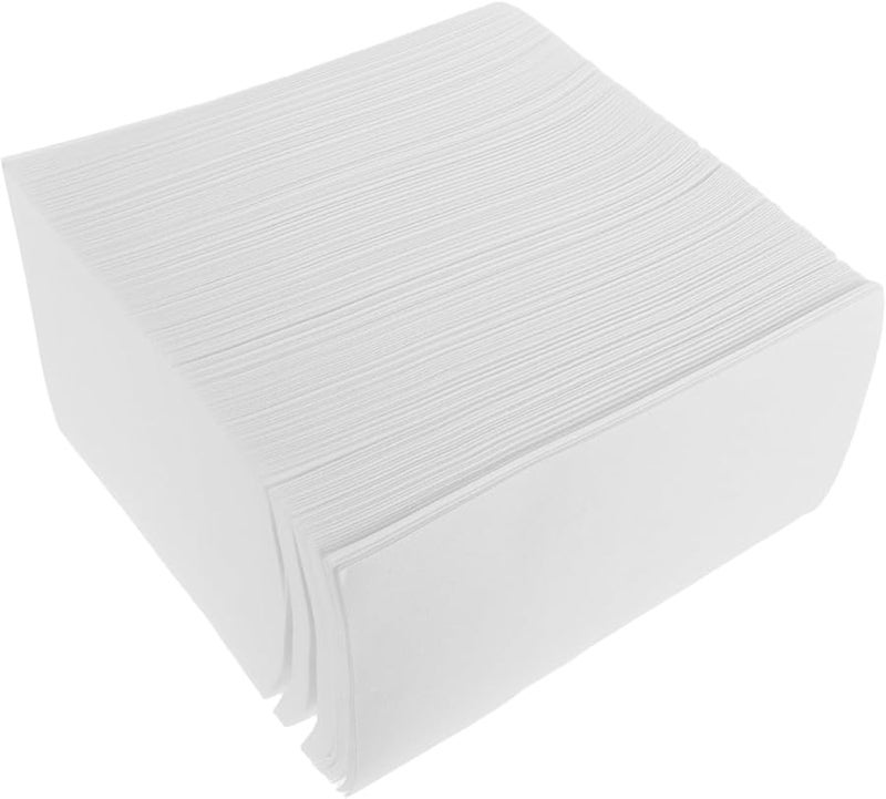 VALICLUD 100pcs White Disposable Paper Napkins 20x40cm for Wedding Party Dinner Restaurant Supply - Image 2
