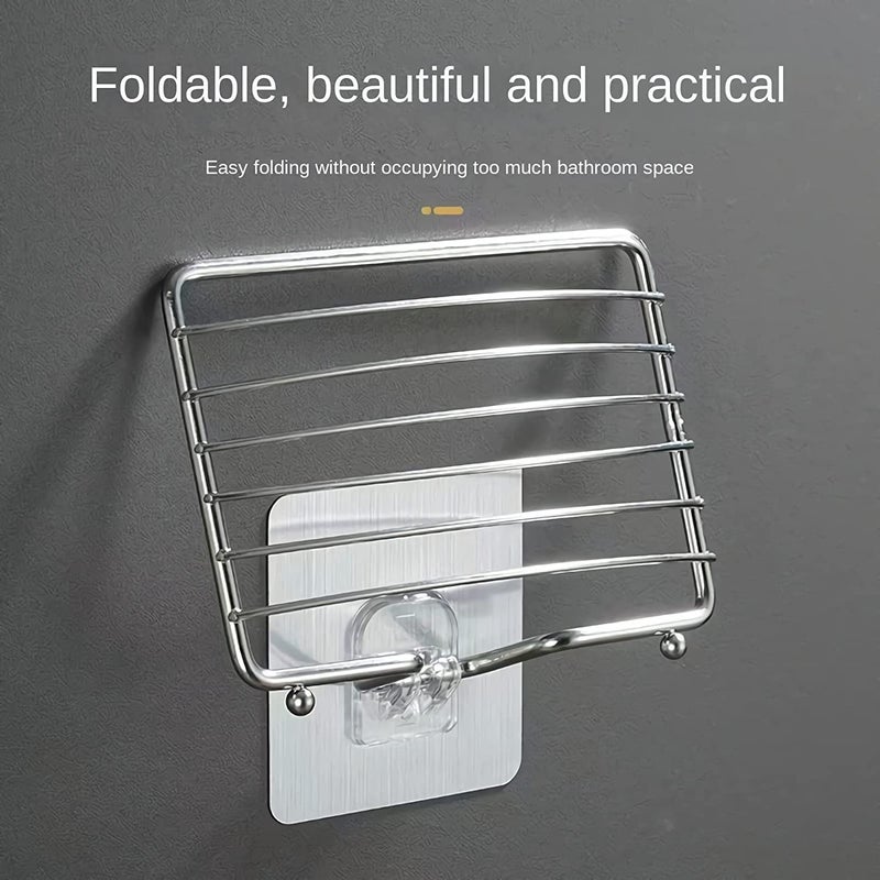 Afrodite Soap Dish Holder, No Drilling, 304 Rustproof Stainless Steel Soap Dish for Shower, Bathroom, Tub and Kitchen Sink - Image 4
