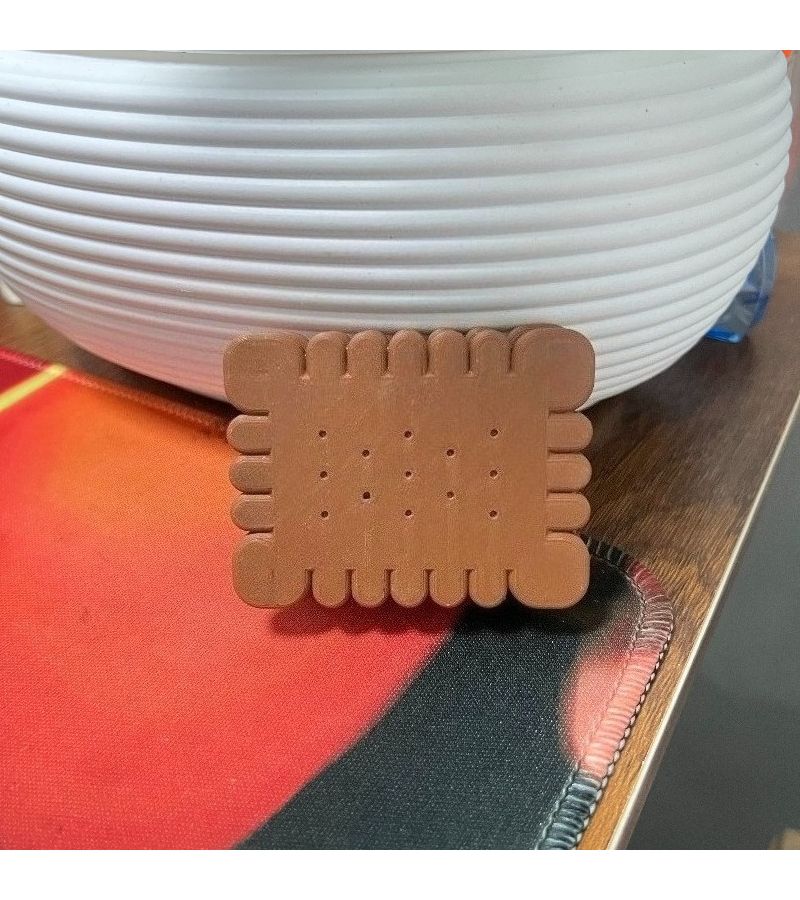 Yellow Creative Cookie Cable Organizer Desktop USB Winder Holder - Image 5