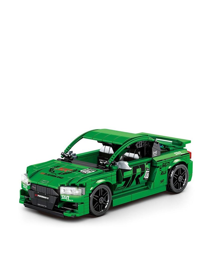 Sembo 8314 - Hurricane car building blocks - 754 pcs - Green - Image 1
