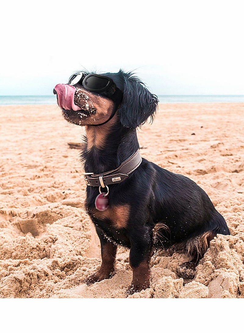 Zikra Small Dog Goggles UV Protection Doggy Sunglasses Windproof Snowproof Pet Glasses for Puppy Cat Eye Protection - Image 3