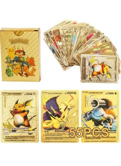 Generic Pokemon Trading Gold cards all rare series set of 55 (Gold)  - Image 1