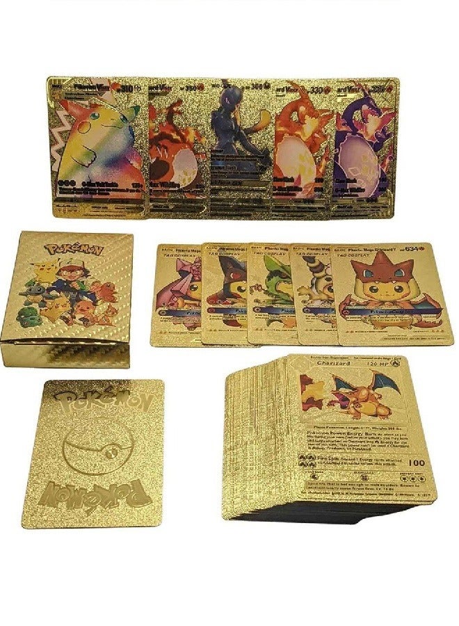 Pokemon Trading Gold cards all rare series set of 55 (Gold) - Image 5
