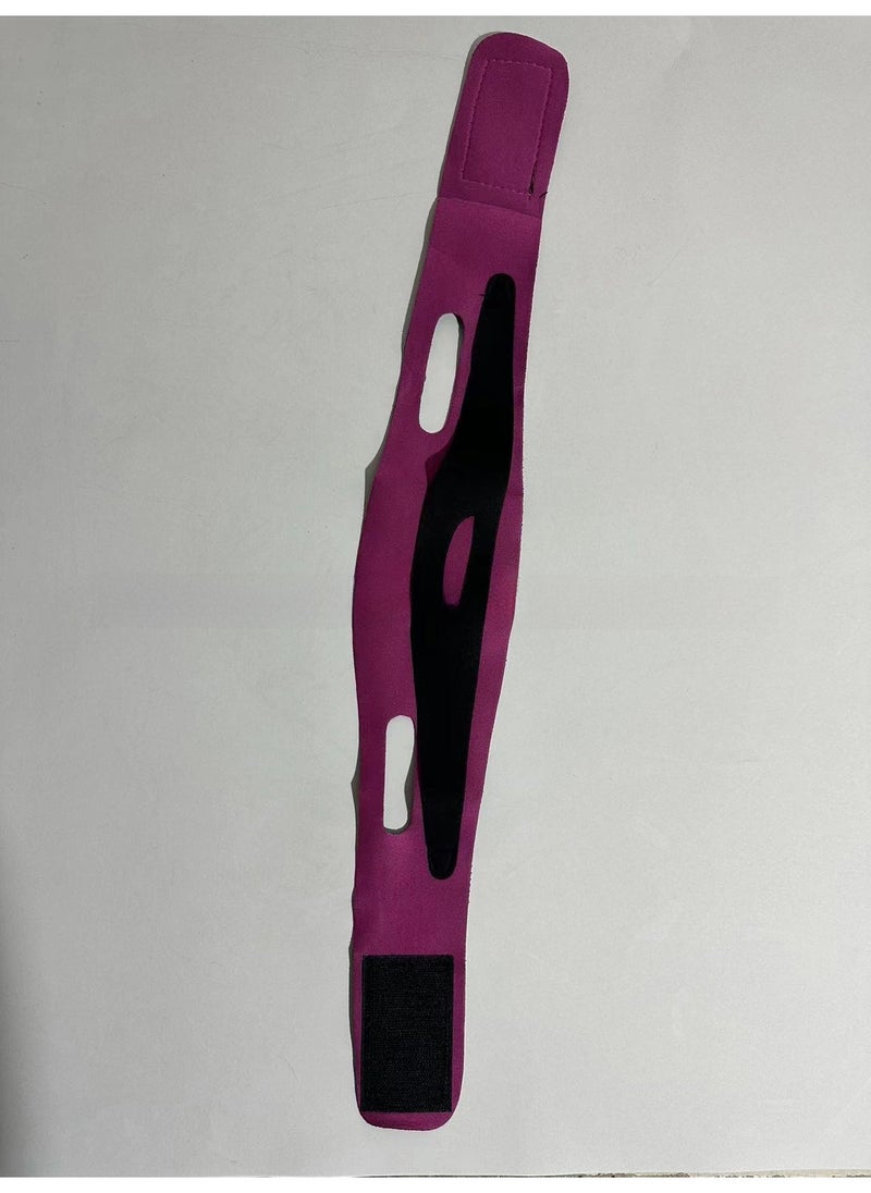 Generic Cross-border sculpture face beautiful little sister essential V face tightening double chin face lifting face sleeping bandage Rose Red + Black 