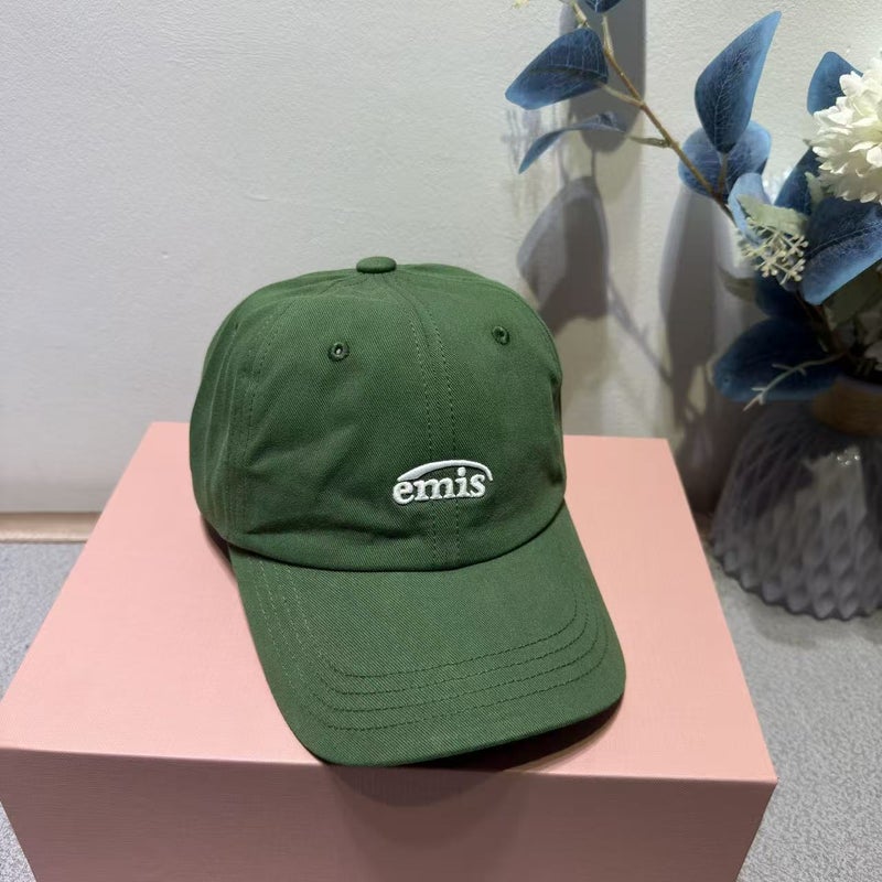 Emis Korean Style Unisex Fashionable Casual Baseball Cap with Letter E - Versatile and Trendy - Image 1