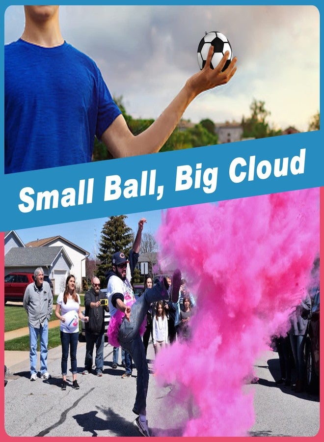 POPUPARTY Gender Reveal Soccer Ball with Pink and Blue Powder for Boy or Girl Baby Gender Reveal Ideas - Image 5