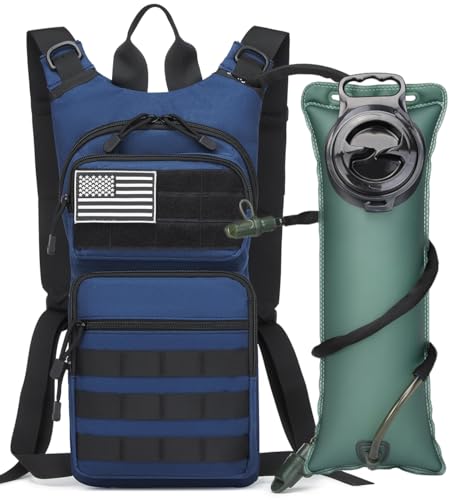 ATBP Insulated Water Hydration Pack Bag with 3L TPU Bladder Tactical Molle Hydration Backpack for Hiking Cycling Running - Image 1