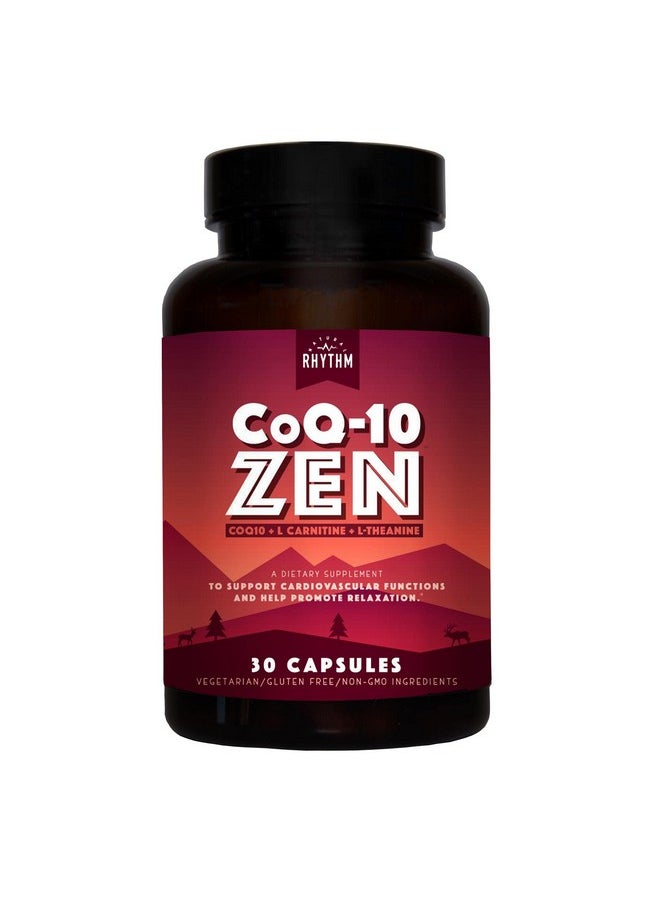 ناتشورال ريزم إيقاع طبيعي CoQ10-ZEN (إنزيم Q10 + إل-كارنيتين + إل-ثيانين) - 30 كبسولة  - Image 1