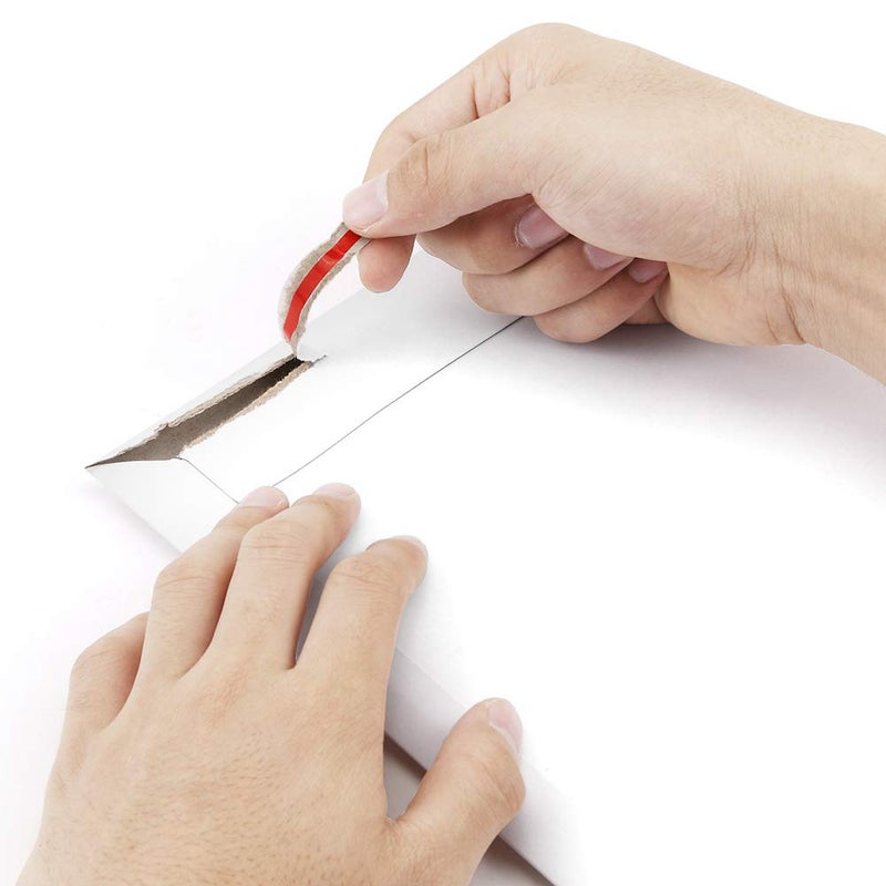 ValBox 9x11.5 Self Seal Photo Document Mailers 25 Pack Stay Flat White Cardboard Envelopes, 9.25 x 11.75 Inches - Image 4