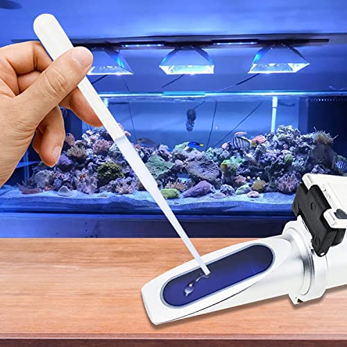 LABART Salinity Refractometer for Aquarium, Marine Monitoring, Saltwater Testing, Dual Scale Salinity Tester - Image 1