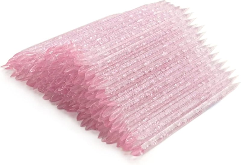 100 PCS Disposable Nail Stick Cuticle Pusher