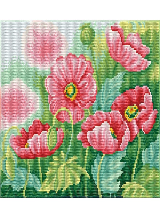DIAMOND DOTZ Watercolour Poppies Diamond Painting Kits for Adults - Diamond Art Kits a Relaxing Creative Craft Kit with Dotz Gems 11.8x14.6 - Image 5