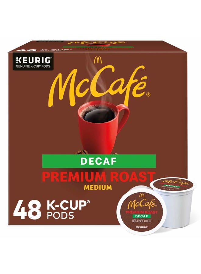 McCafe Premium Roast Decaf, Keurig Single Serve K-Cup Pods, Medium Roast Coffee Pods, 48 Count - Image 1