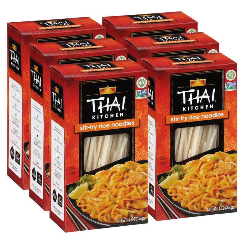 Thai Kitchen Gluten Free Stir Fry Rice Noodles 14 oz Pack of 6 - Image 3