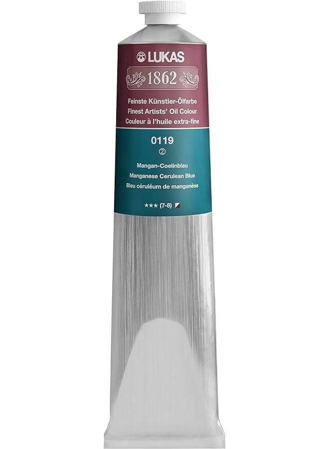Lukas 1862 Oil Paint 200ml Manganese Cerulean Blue