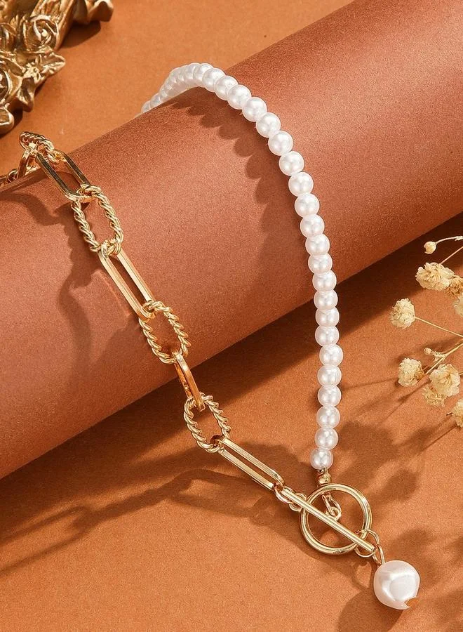 Take Two Round Bead Chain Layered Necklace