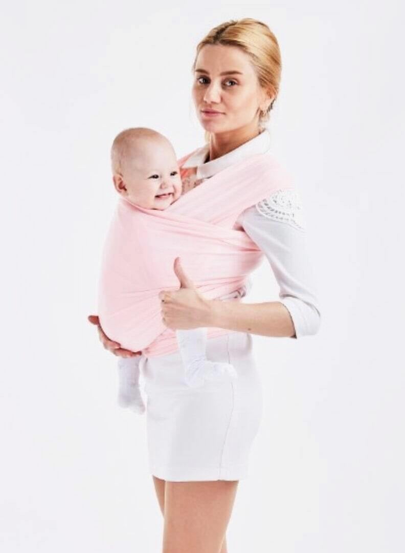 Urban Utility Premium Baby Carrier Wrap, Adjustable, Soft Fabric, Hands-Free Comfort for Newborns, Secure and Convenient Way to Carry Your Baby, Enhance Bonding - Image 1