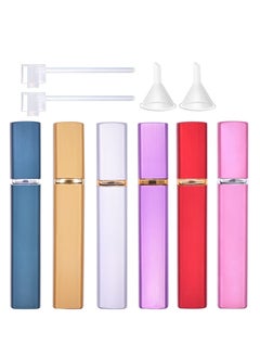 Perfume Atomizer Bottle Refillable Mini Portable Spray Bottle Scent Pump Case With Dispenser tool for Out Side Work Travel Fitness 12ML