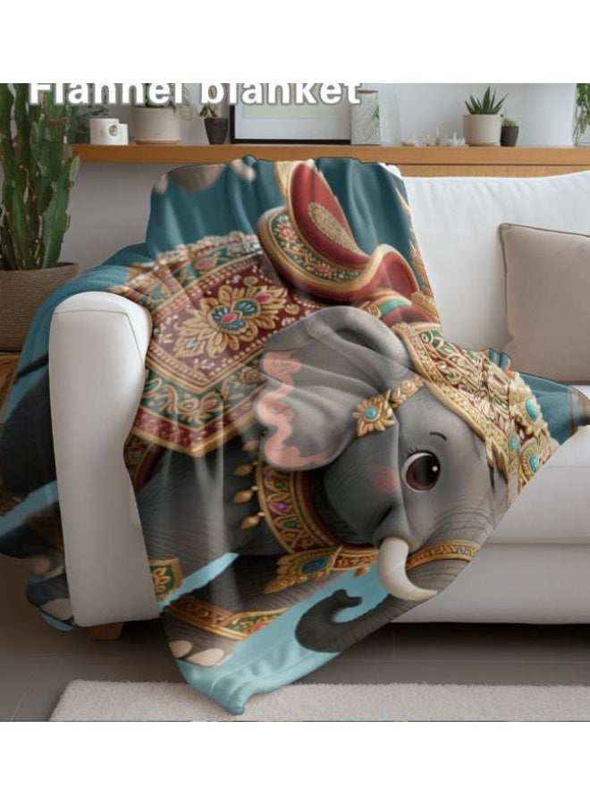 عام بطانية رقيقة من الفانيلا (حرارة ومريحة، ومناسبة للنوم واستخدام اللعبة والغبار والرمل) 150 سم * 200 سم - 382 - Image 4