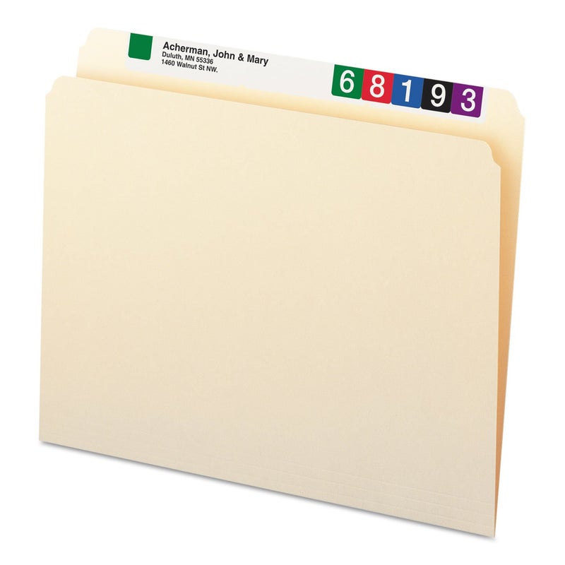 Smead File Folder, Straight-Cut Tab, Letter Size, Manila, 100 per Box (10300) - Image 3