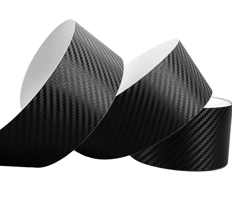 FAJ K5D 5D Carbon Fiber Nano Protection Sticker Tape 10CM x 10M Car Door Sill Guard Anti Scratch Strip Waterproof Door Edge Protector Bumper Guard Threshold Sticker Universal Auto Paint Protection Film Trim Decal Accessories Roll - Image 2