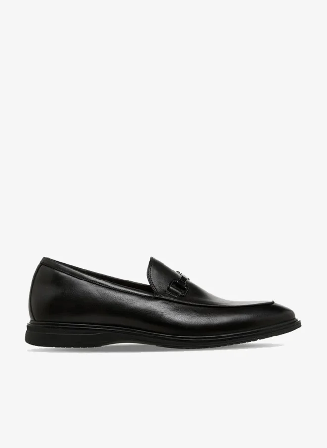 لو كونفورت Slip-On Leather Loafers