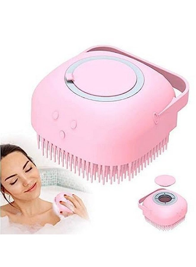 MIR MART Body Scrubber with Soap Dispenser Brush - Image 1