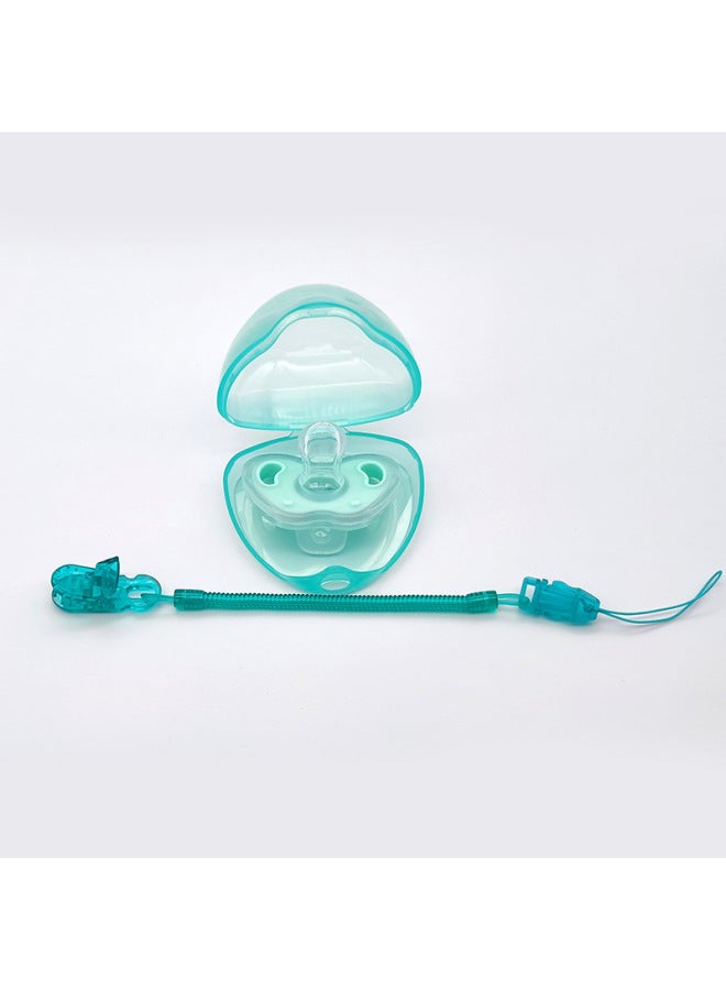 Flat Head Pacifier Manufacturers Directly Wide Mouth Apple Simulation Breast Milk Soft Real Baby
